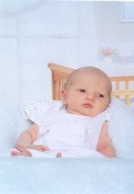 Amber Louise Johnson, born May 17, 2006. Pic taken May 24, 2006.