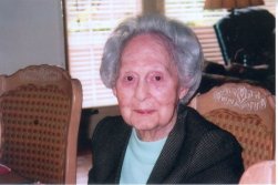 Anna Katharine "Tottie" Flint Joyce age 100 on Aug.19, 2005.
