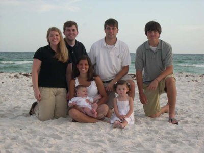 Mastin family at the beach